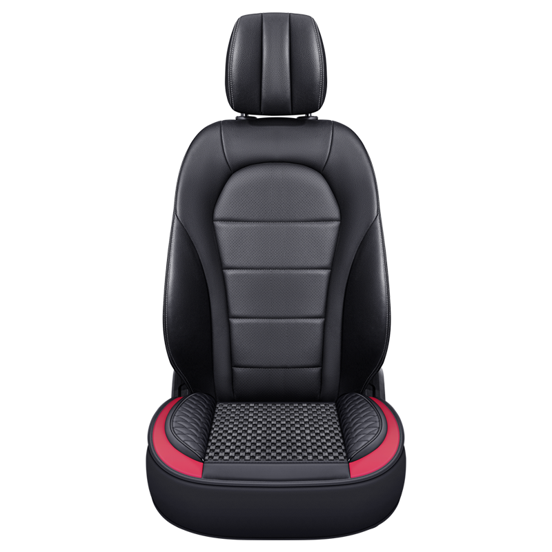 Full Cover Black Breathable Car Seat Cushion, Multiple Colors Available
