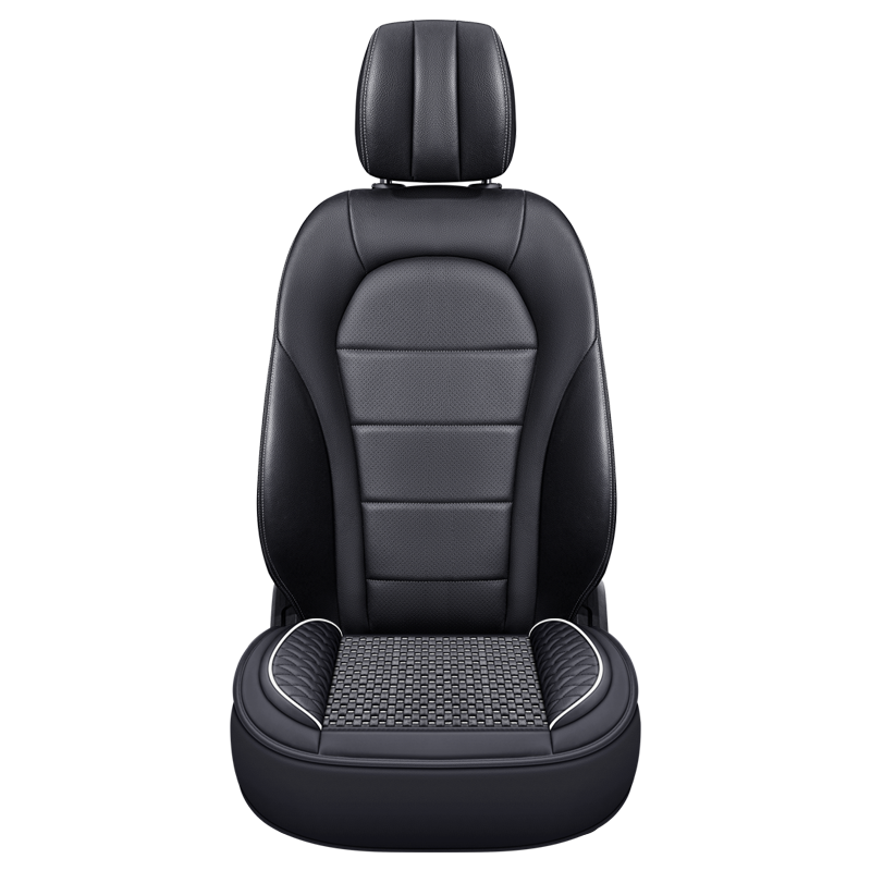 Full Cover Black Breathable Car Seat Cushion, Multiple Colors Available