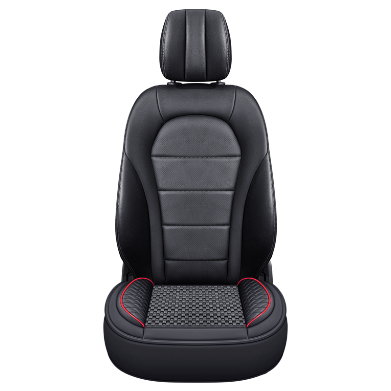 Full Cover Black Breathable Car Seat Cushion, Multiple Colors Available
