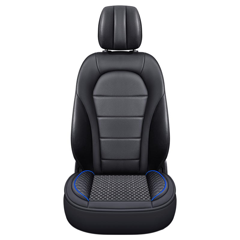 Full Cover Black Breathable Car Seat Cushion, Multiple Colors Available