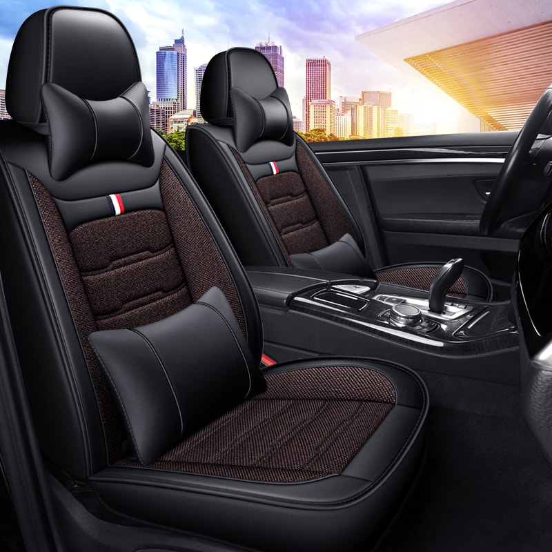 Hot Sale Luxury Breathable Full Set Car Seat Covers For SUV