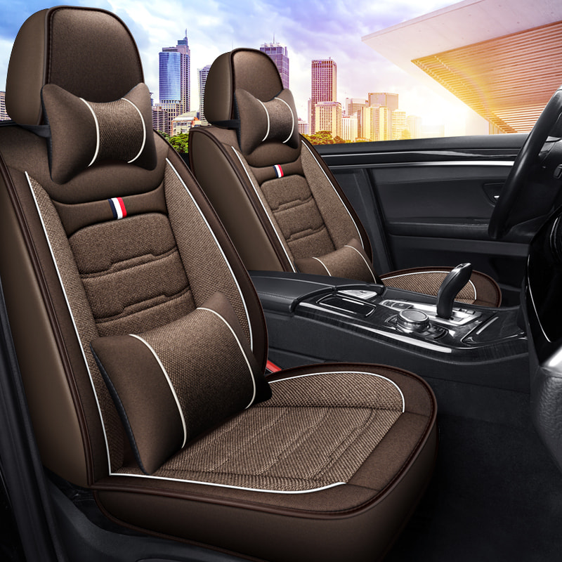 Hot Sale Luxury Breathable Full Set Car Seat Covers For SUV