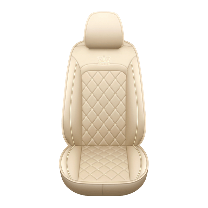 British Style Crown Embroidery Full Set Of Car Seat Cover Protective Cover Leather
