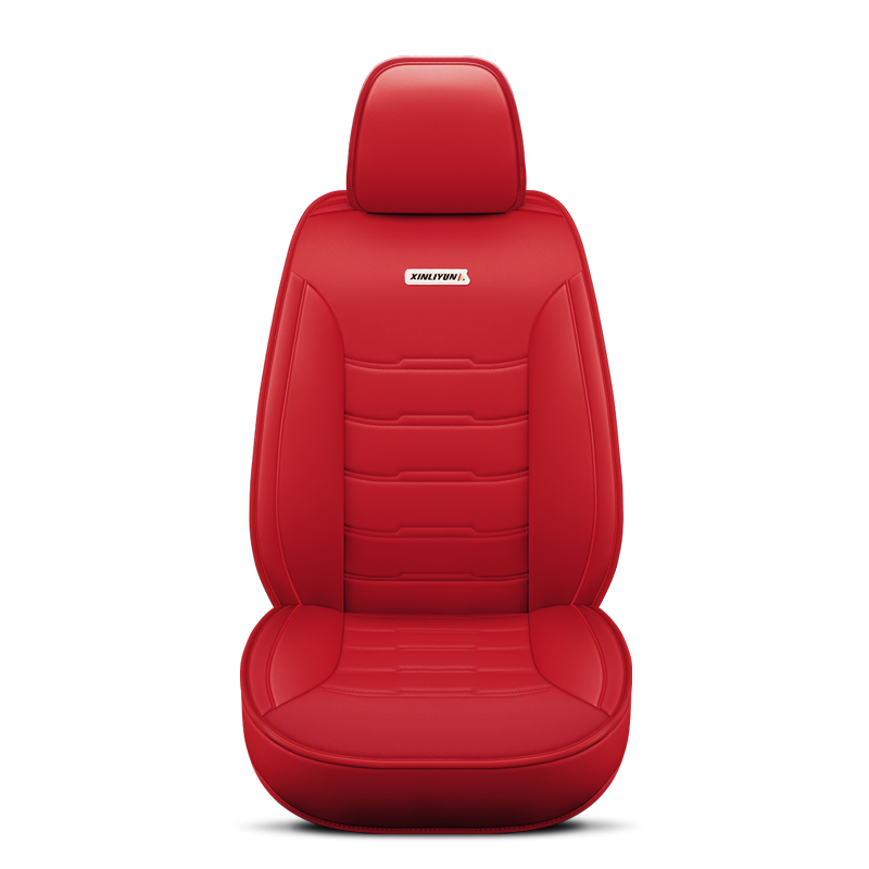 Car Full Set Seat Cover Sets Deluxe Genuine Leather Seat Cushions Padded