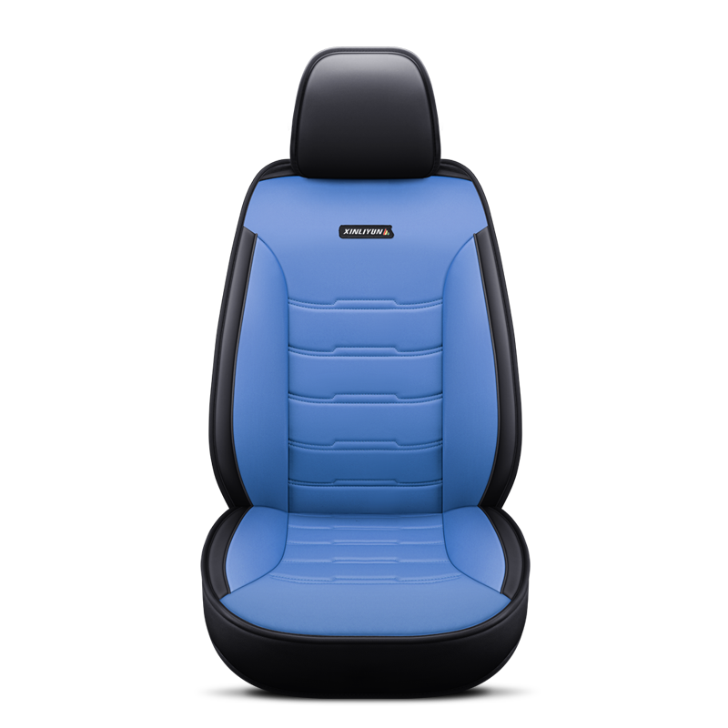 Car Full Set Seat Cover Sets Deluxe Genuine Leather Seat Cushions Padded