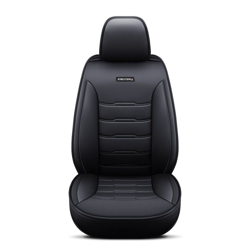 Car Full Set Seat Cover Sets Deluxe Genuine Leather Seat Cushions Padded