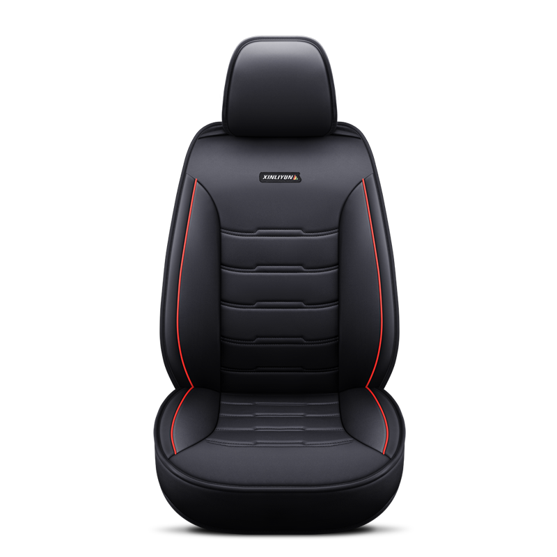 Car Full Set Seat Cover Sets Deluxe Genuine Leather Seat Cushions Padded