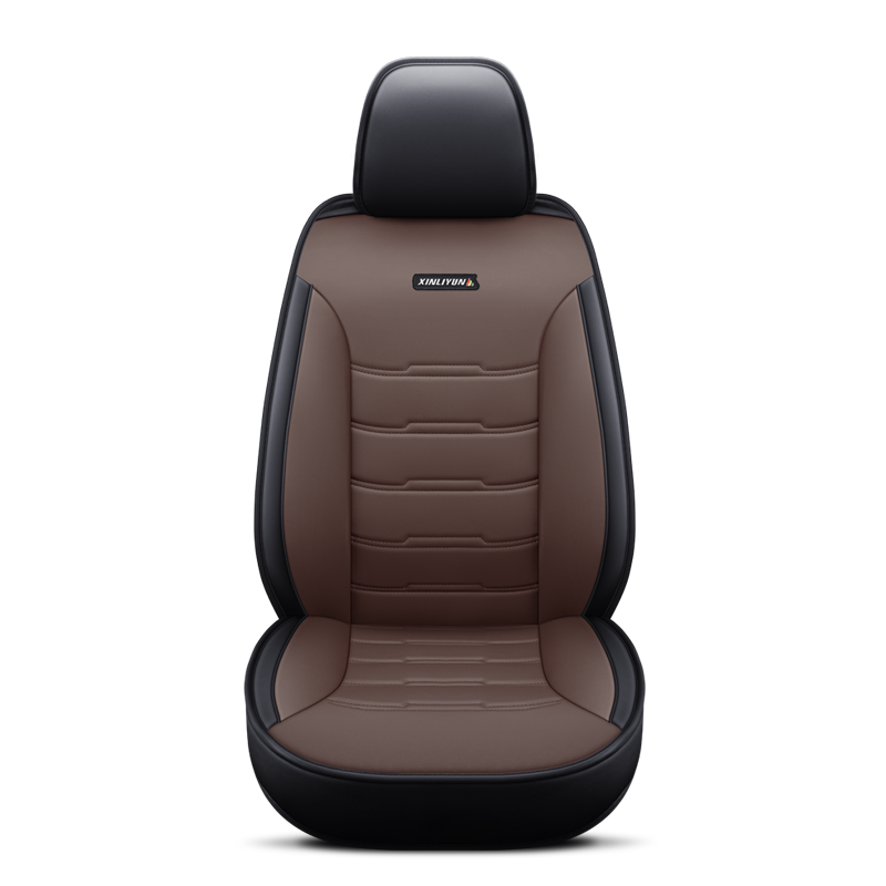 Car Full Set Seat Cover Sets Deluxe Genuine Leather Seat Cushions Padded