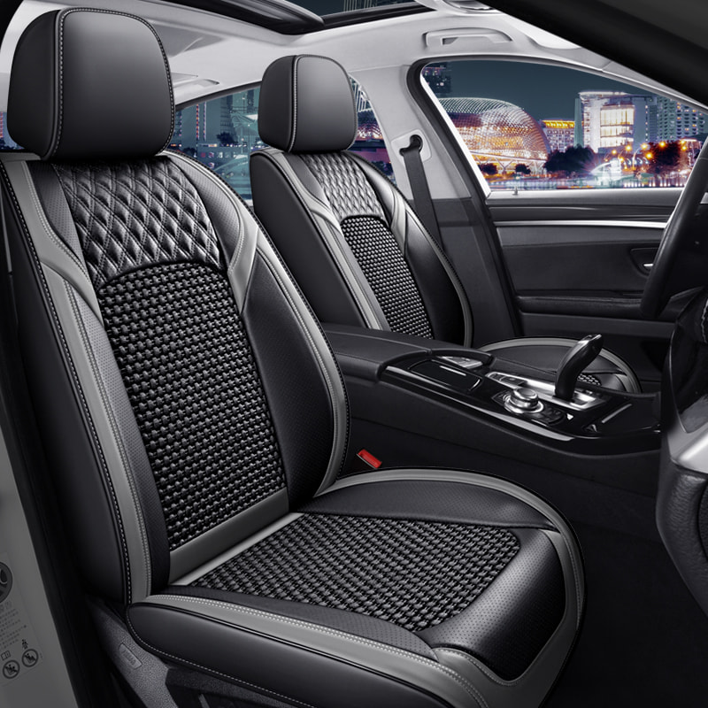 Car seat Cover ice Silk Compatible Accessories Covers Vehicle 