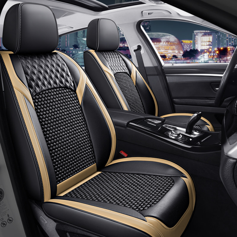 Car seat Cover ice Silk Compatible Accessories Covers Vehicle 