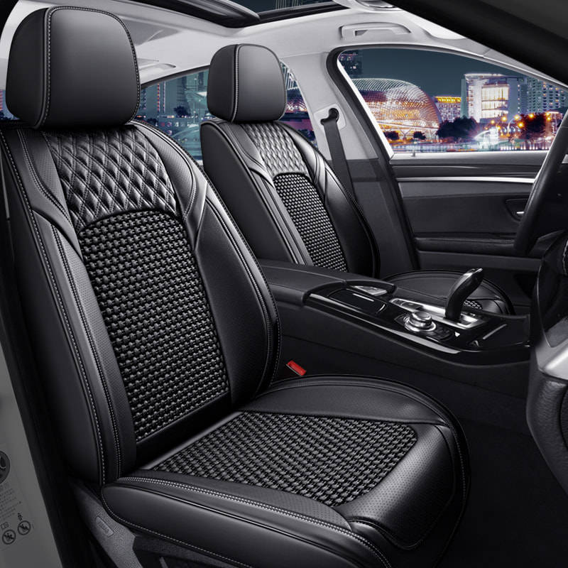 Car seat Cover ice Silk Compatible Accessories Covers Vehicle 