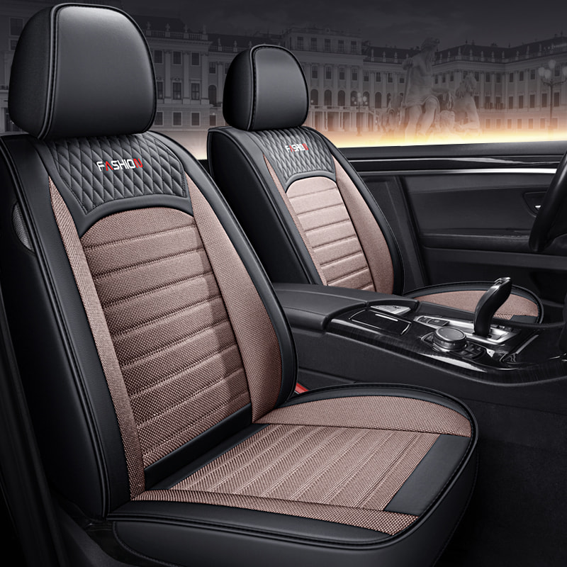 Linen Diamond Car Seat Cover Available In Multiple Colors