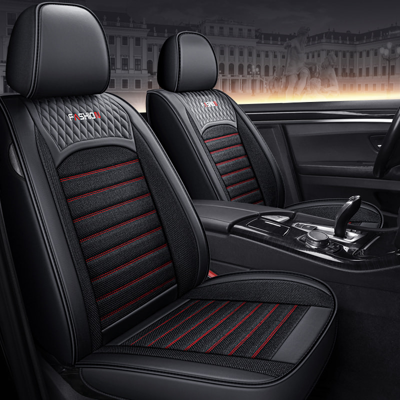 Linen Diamond Car Seat Cover Available In Multiple Colors