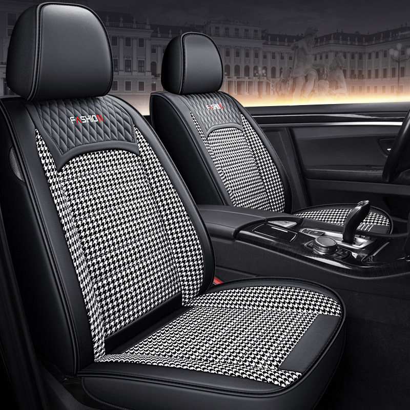 Linen Diamond Car Seat Cover Available In Multiple Colors