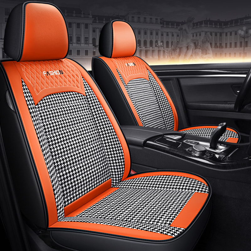 Linen Diamond Car Seat Cover Available In Multiple Colors