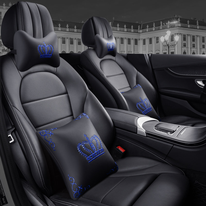 Leather Car Seat Cover Capes Compatible Diamond Cute Full Set Interior Accessories