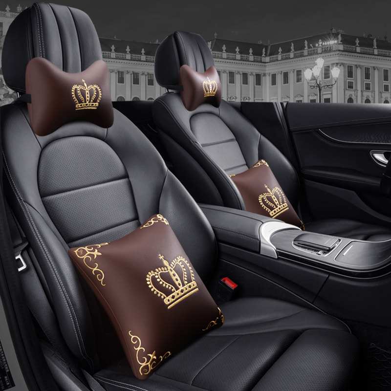 Leather Car Seat Cover Capes Compatible Diamond Cute Full Set Interior Accessories