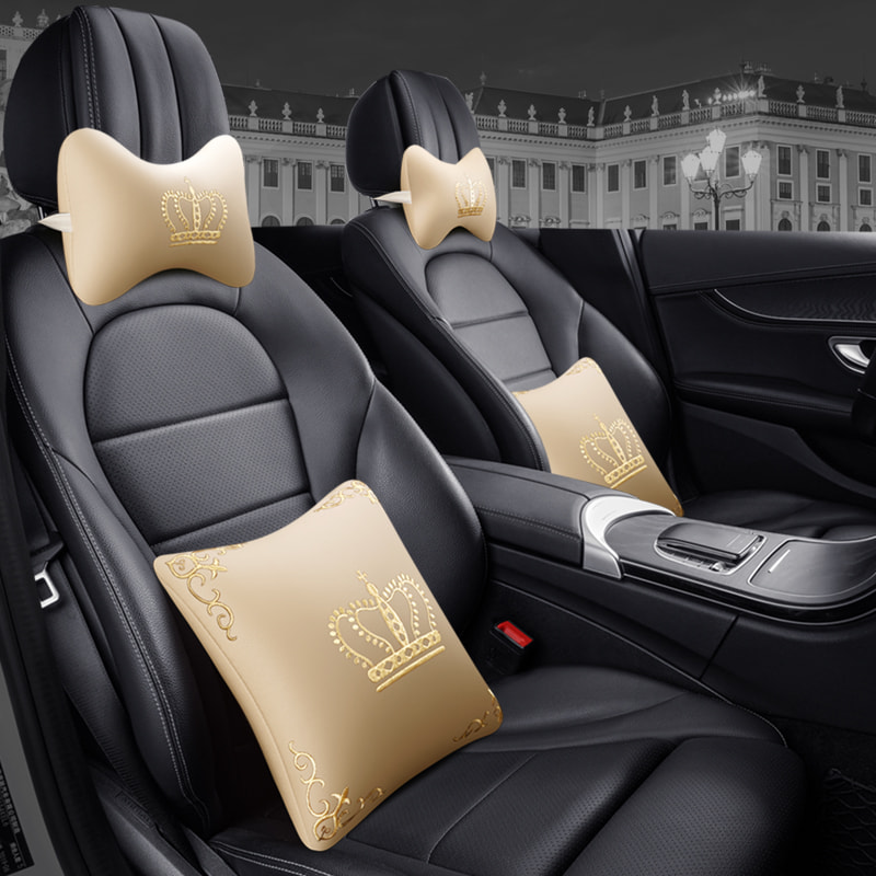 Leather Car Seat Cover Capes Compatible Diamond Cute Full Set Interior Accessories