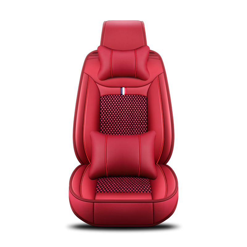 Leather Seat Covers for Cars Mesh Breathable Seat Cushion