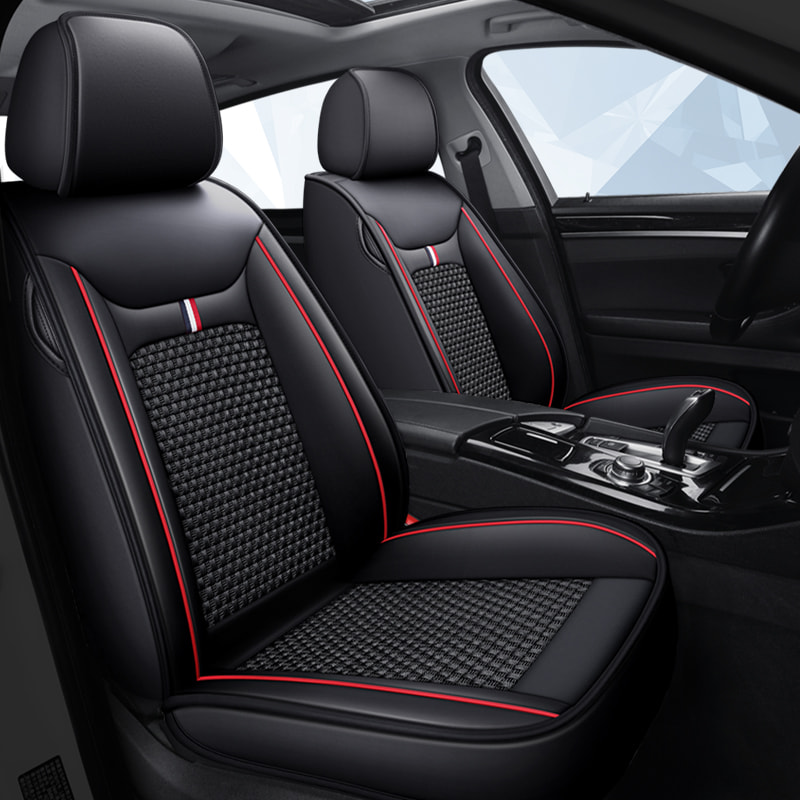 Leather Seat Covers for Cars Mesh Breathable Seat Cushion