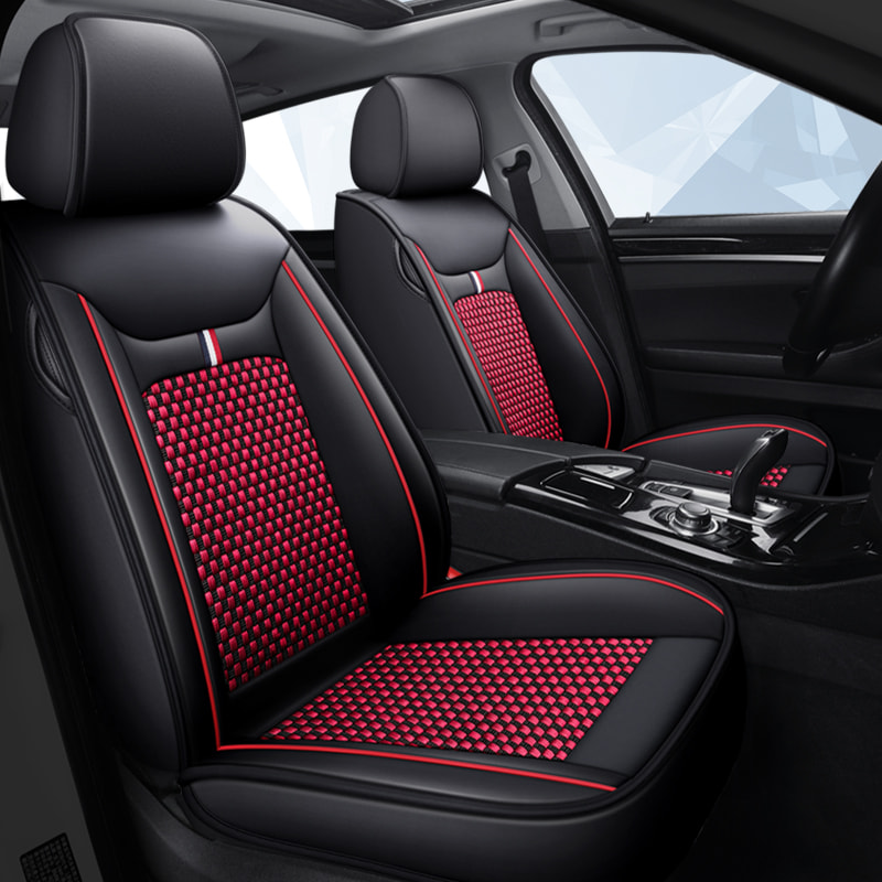 Leather Seat Covers for Cars Mesh Breathable Seat Cushion
