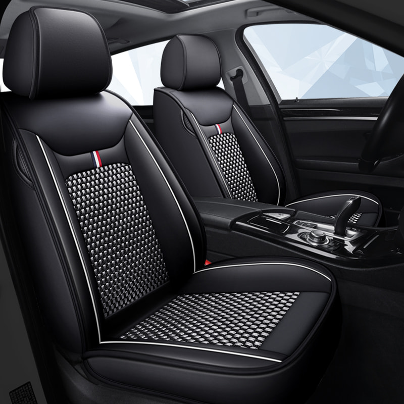 Leather Seat Covers for Cars Mesh Breathable Seat Cushion