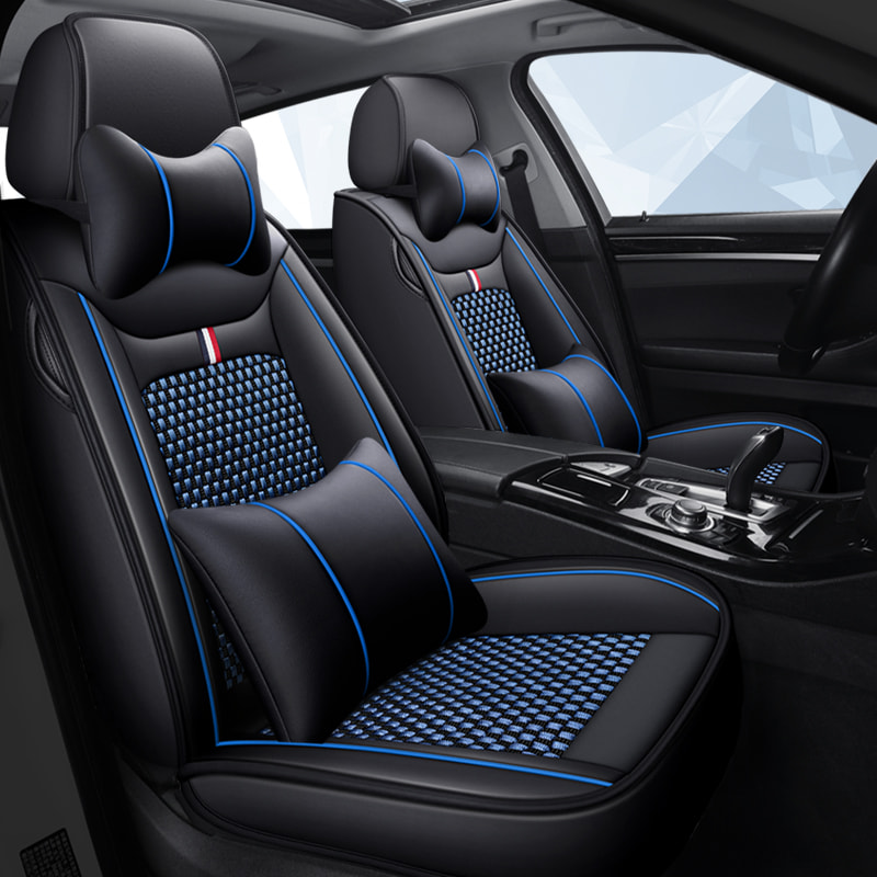 Leather Seat Covers for Cars Mesh Breathable Seat Cushion