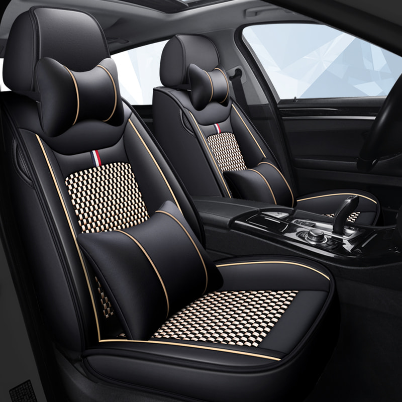 Leather Seat Covers for Cars Mesh Breathable Seat Cushion