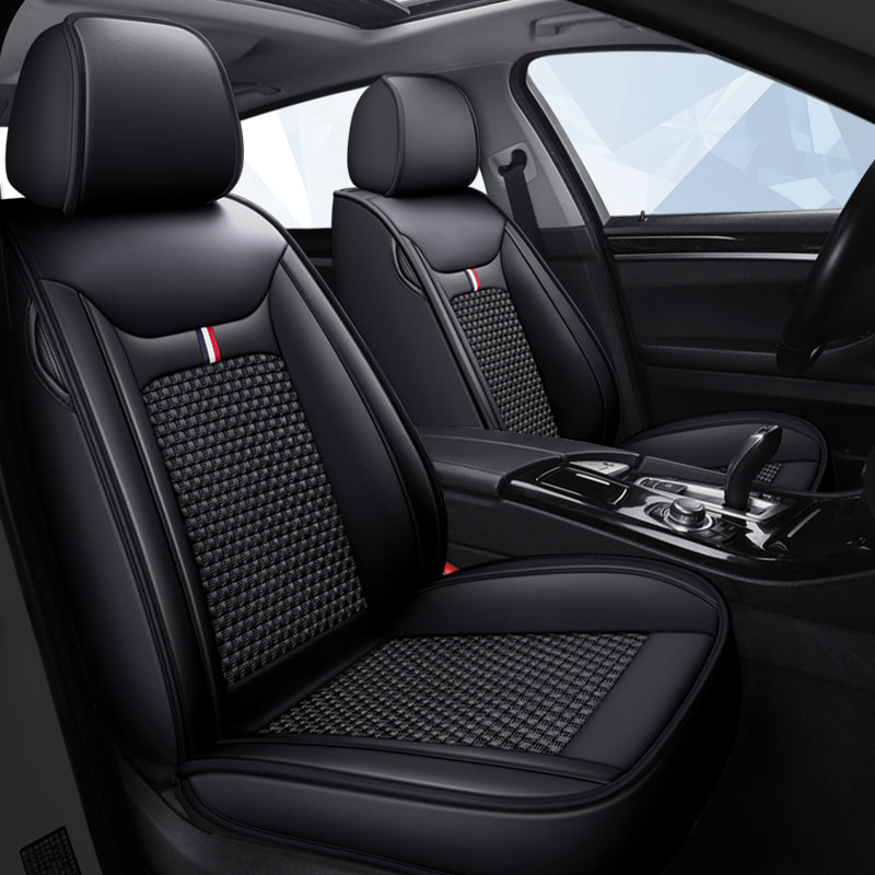 Leather Seat Covers for Cars Mesh Breathable Seat Cushion