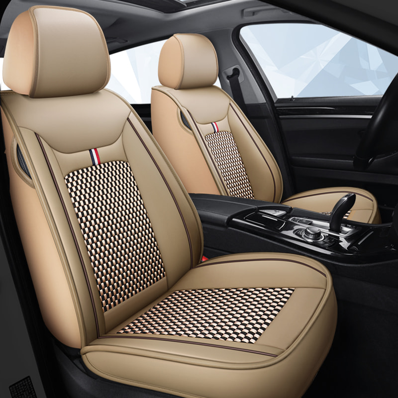 Leather Seat Covers for Cars Mesh Breathable Seat Cushion
