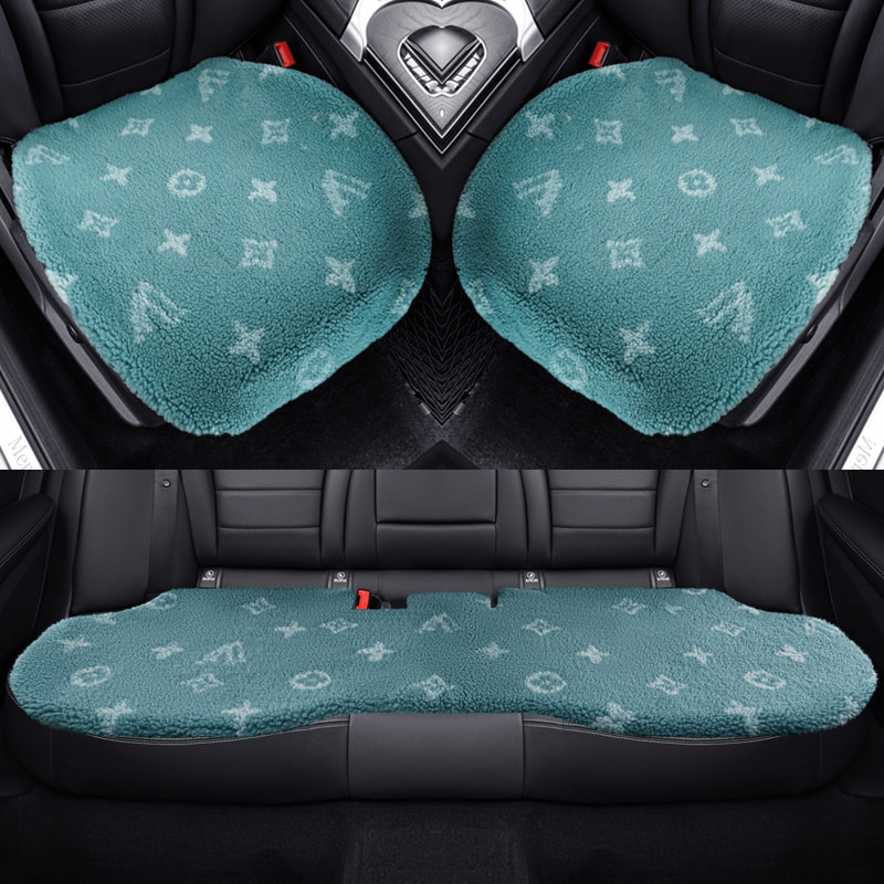 New Plush Car Seat Cushion Winter Warm Thickened Four Seasons Universal