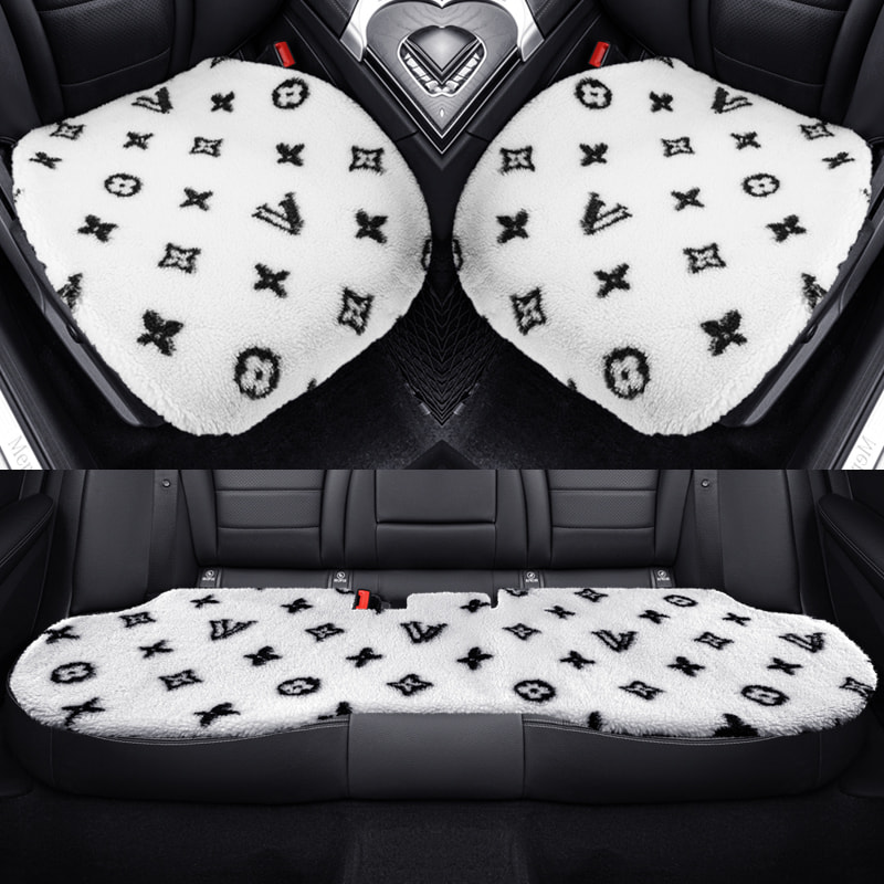 New Plush Car Seat Cushion Winter Warm Thickened Four Seasons Universal