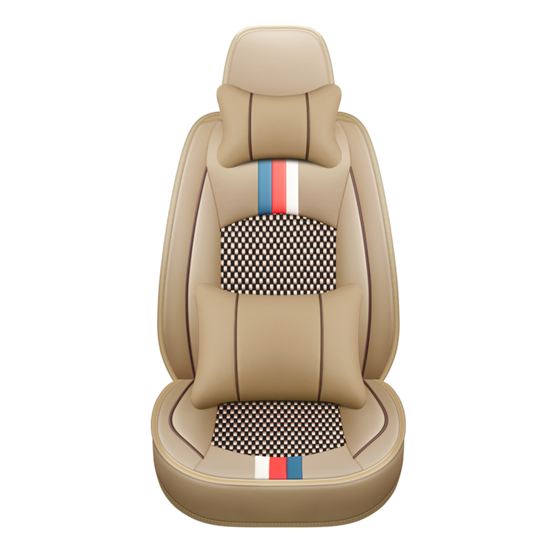 Pu Leather Ice Silk Summer Car Seat Cushion Luxury Version