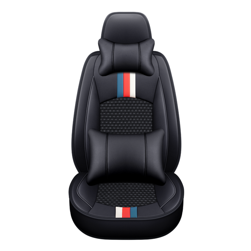 Pu Leather Ice Silk Summer Car Seat Cushion Luxury Version