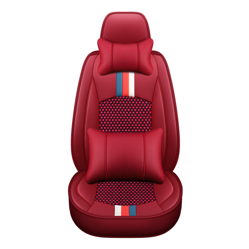 Pu Leather Ice Silk Summer Car Seat Cushion Luxury Version