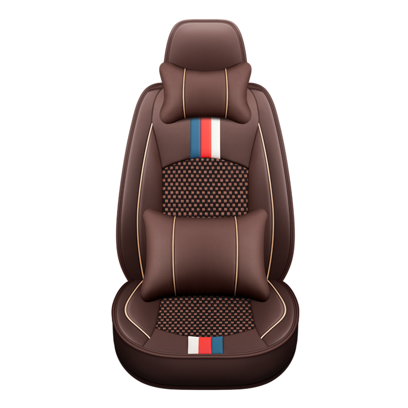 Pu Leather Ice Silk Summer Car Seat Cushion Luxury Version