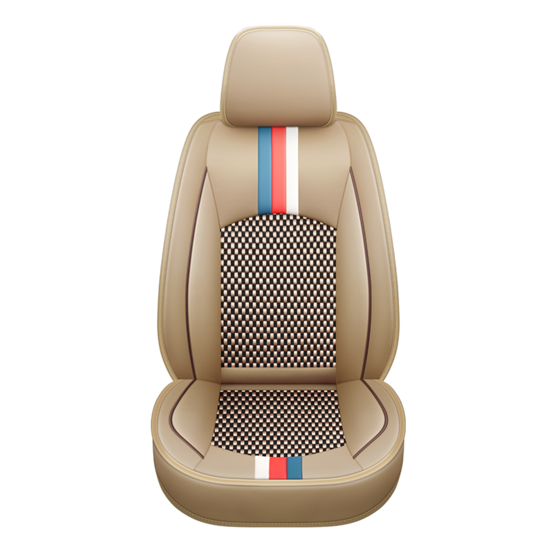 Pu Leather Ice Silk Summer Car Seat Cushion Luxury Version