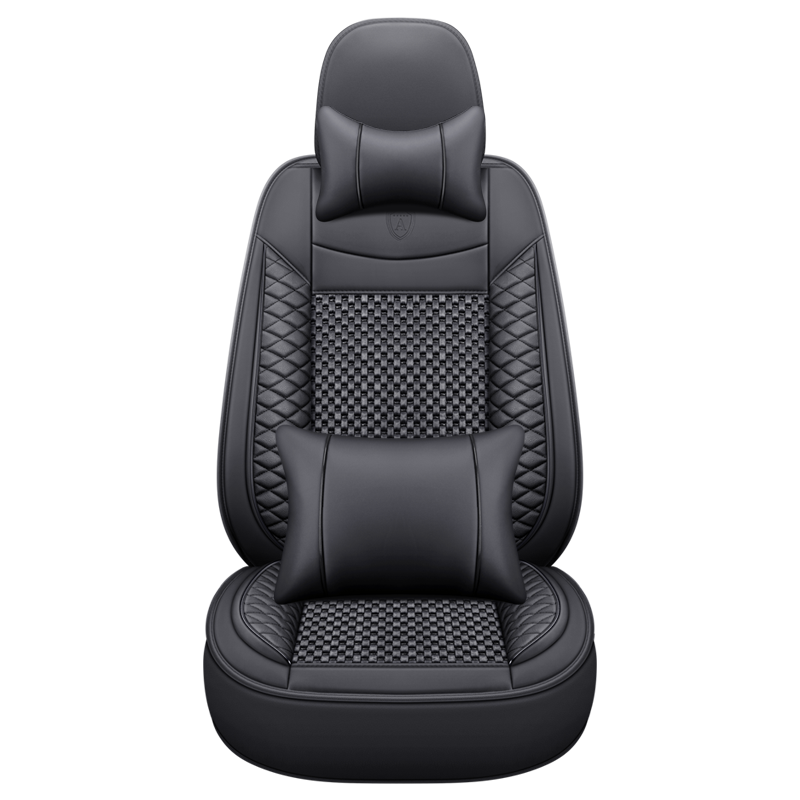 Waterproof Faux Leather Seat Covers for Cars, Soft Breathable Wear Resistant Car Seat Protector