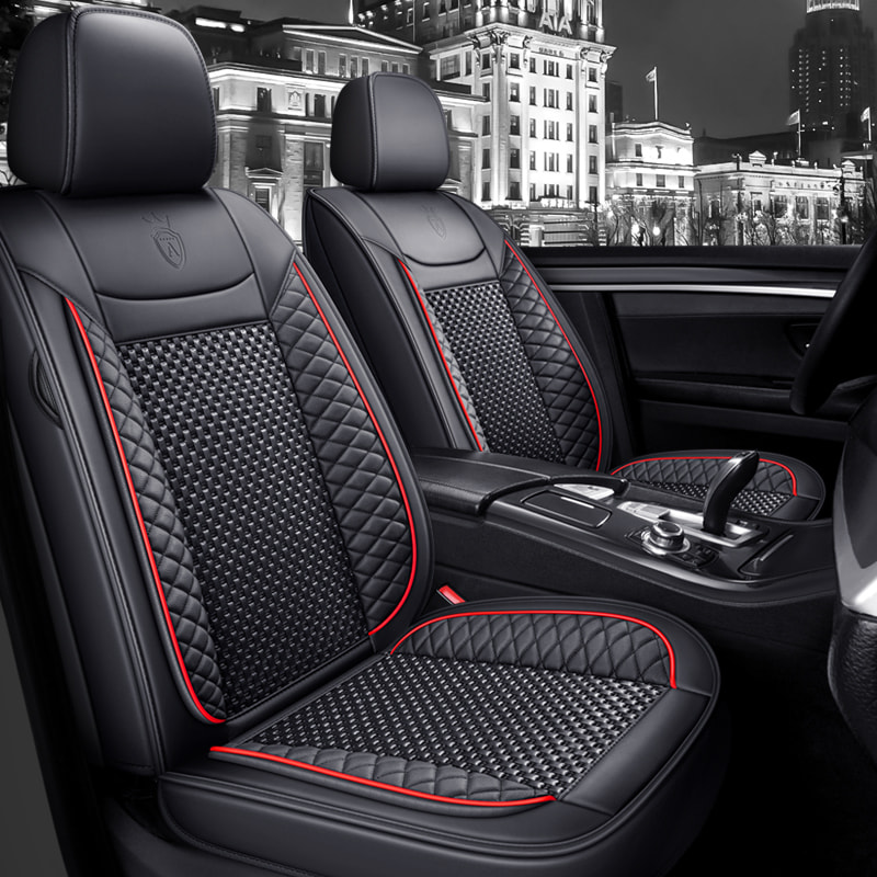 Waterproof Faux Leather Seat Covers for Cars, Soft Breathable Wear Resistant Car Seat Protector