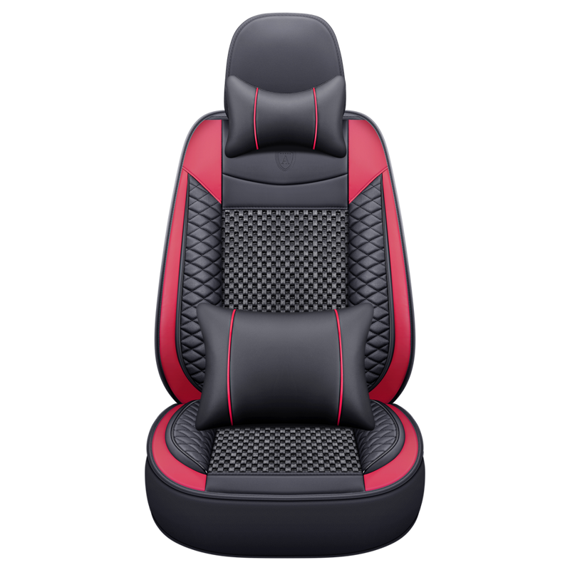 Waterproof Faux Leather Seat Covers for Cars, Soft Breathable Wear Resistant Car Seat Protector